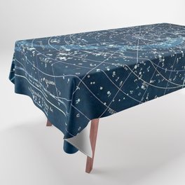 1900 Star Constellation Map - Chart Vintage Poster Tablecloth