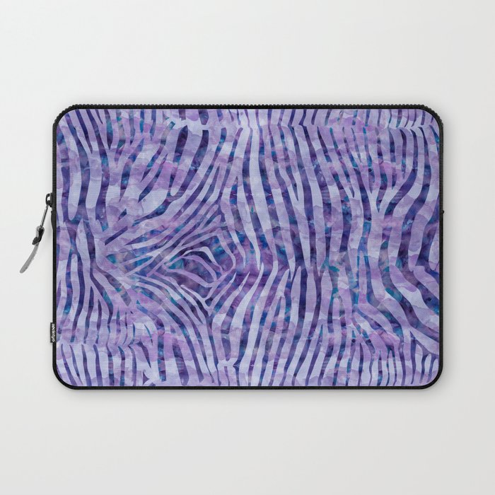 Purple Zebra Print Laptop Sleeve