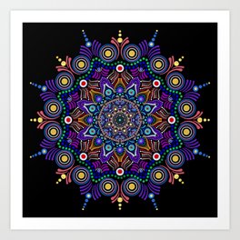 Ornate Mandala Art Print