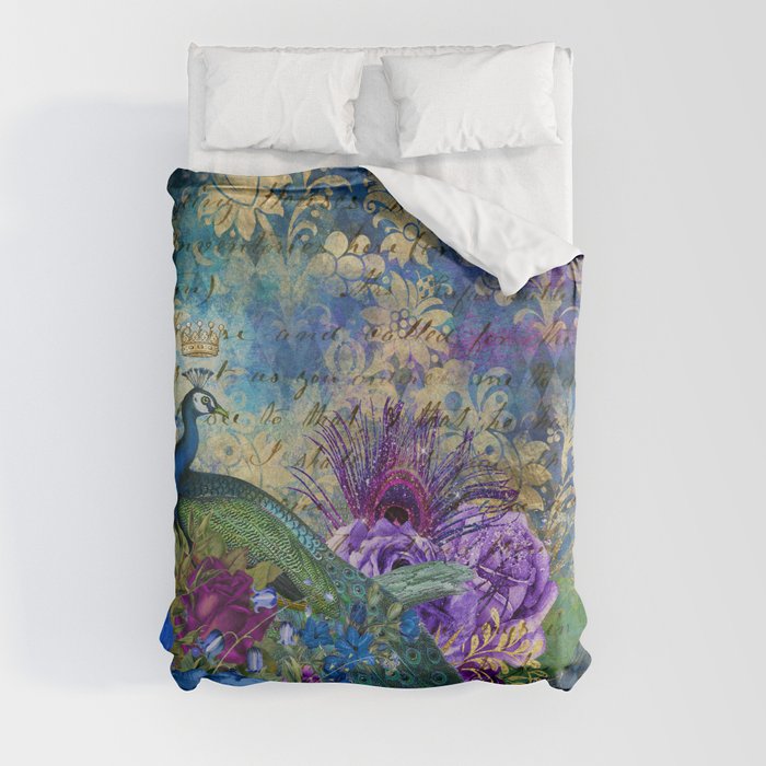 Feather Peacock 20 Duvet Cover