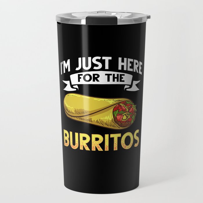 Burrito Tortilla Wrap Breakfast Bowl Vegan Travel Mug