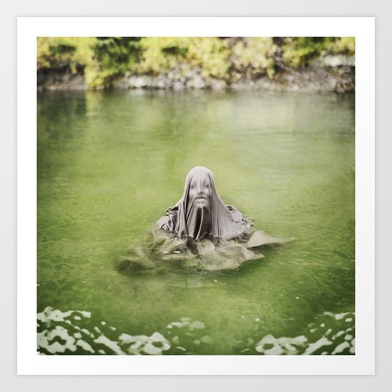 Guardian of the Lake Art Print