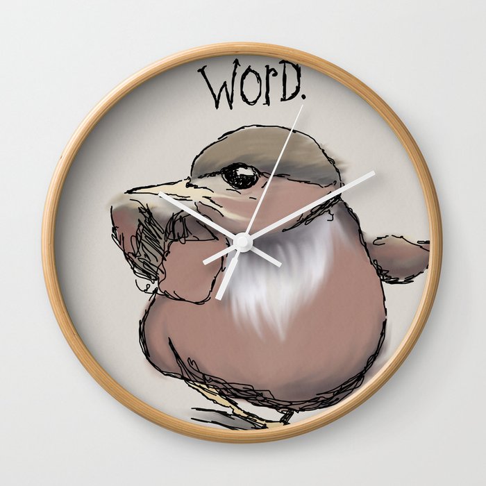...is the Word. Wall Clock