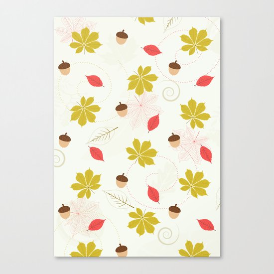 Autumn Pattern Canvas Print
