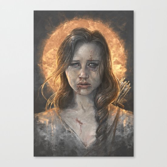 Katniss Canvas Print