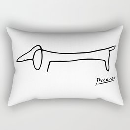 Pablo Picasso Dog (Lump) Rectangular Pillow