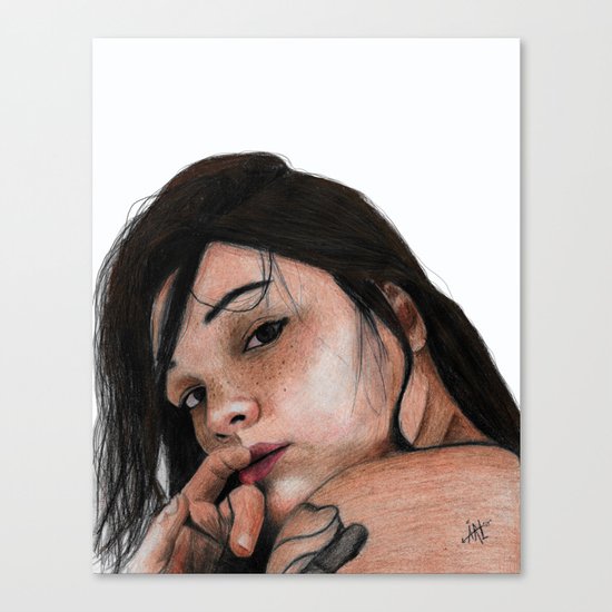 Looking back Canvas Print