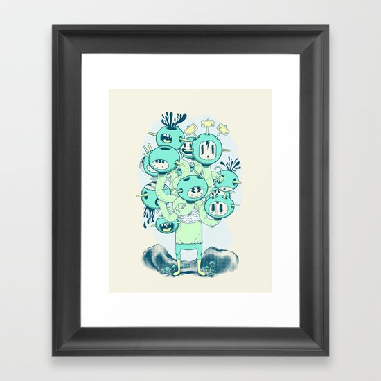 Many Heads are Better than None Framed Art Print