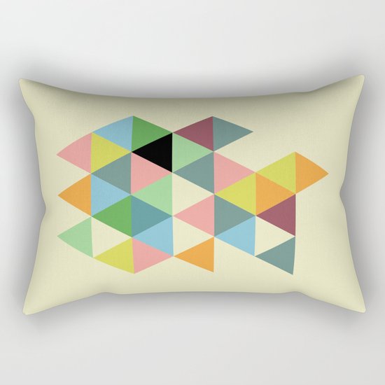 Abstract #585 Rectangular Pillow