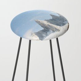 Argentina Photography - Tall Mountains Among The Clouds Counter Stool