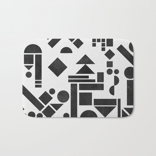 Geometry 1 Bath Mat