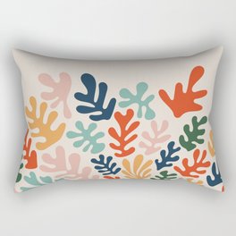 Matisse Colorful Cut Outs Mid Century Modern Art Rectangular Pillow