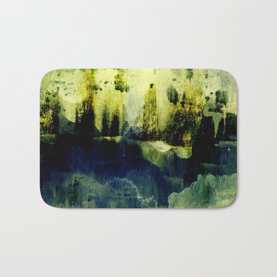 abstract landscape with light Bath Mat