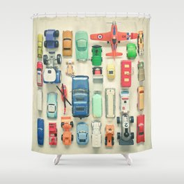 Free Parking Shower Curtain