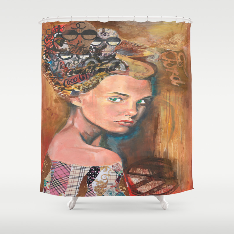 Fair Trade Shower Curtain By Blackjohhana Society6