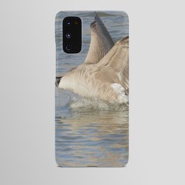 Canada Goose At The River Android Case