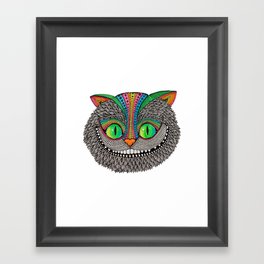 Alice´s cheshire cat by Luna Portnoi Framed Art Print