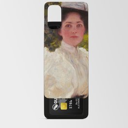 Gustav Klimt Girl in the Foliage, 1898 Android Card Case