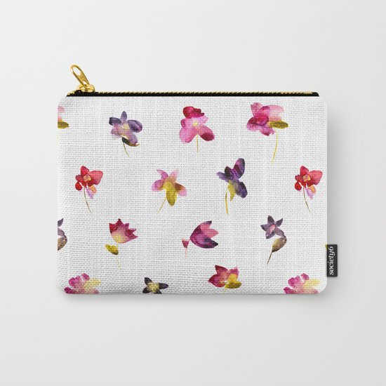 Watercolor flowers Carry-All Pouch