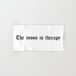 The moon is therapy Hand & Bath Towel
