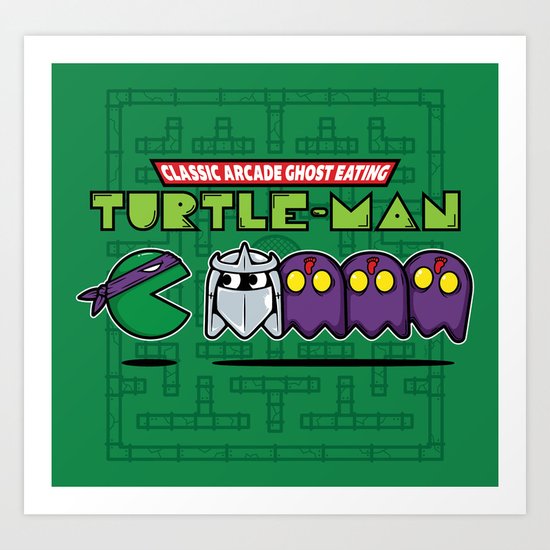 Hero in a Pac-Shell (Donnie) Art Print