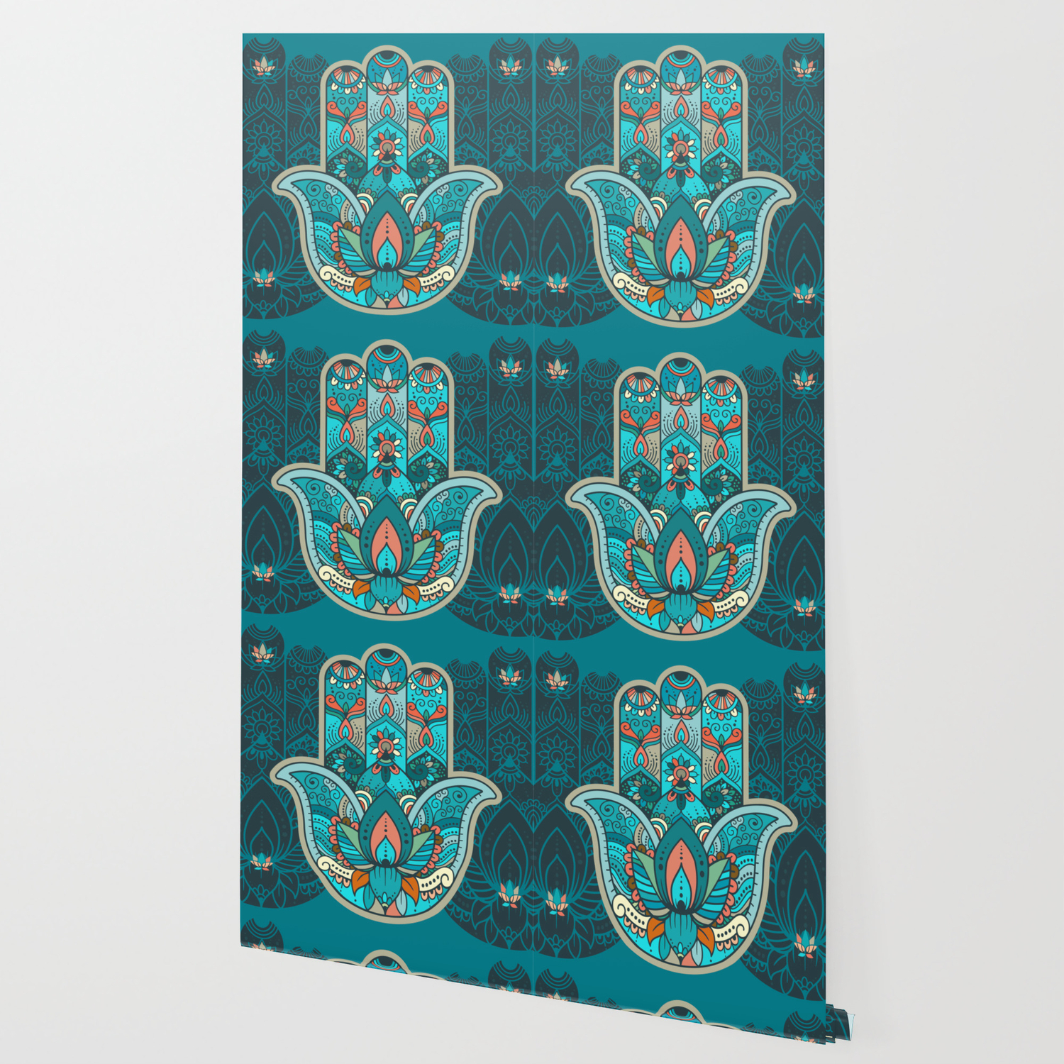 hamsa hand of fatima good luck charm protection symbol anti evil eye wallpaper by lubo society6 hamsa hand of fatima good luck charm protection symbol anti evil eye wallpaper by lubo