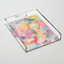 Abstract Colourful Painting Acrylic Tray