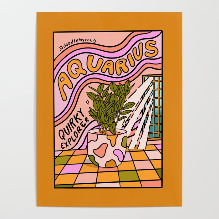 Aquarius Plant Poster