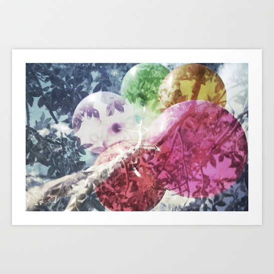 stuck Art Print