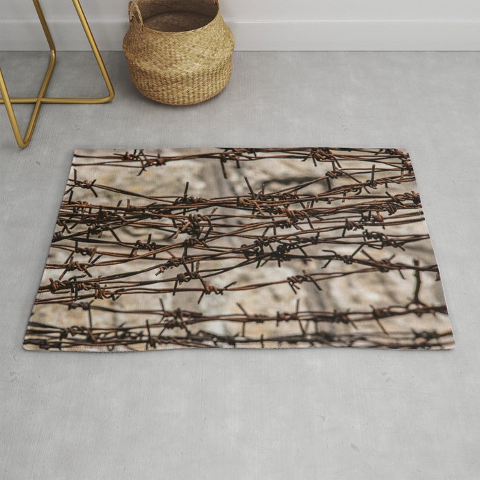 Barbed wire rug online