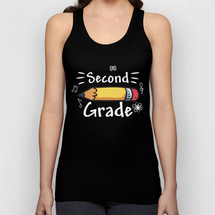 Second Grade Pencil Tank Top