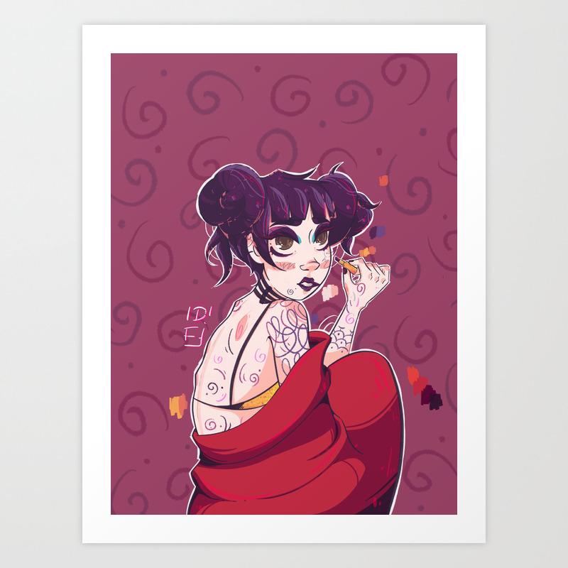 Love Death And Robots Art Print By Dfranquo Society6