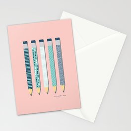 Pencils Stationery Cards