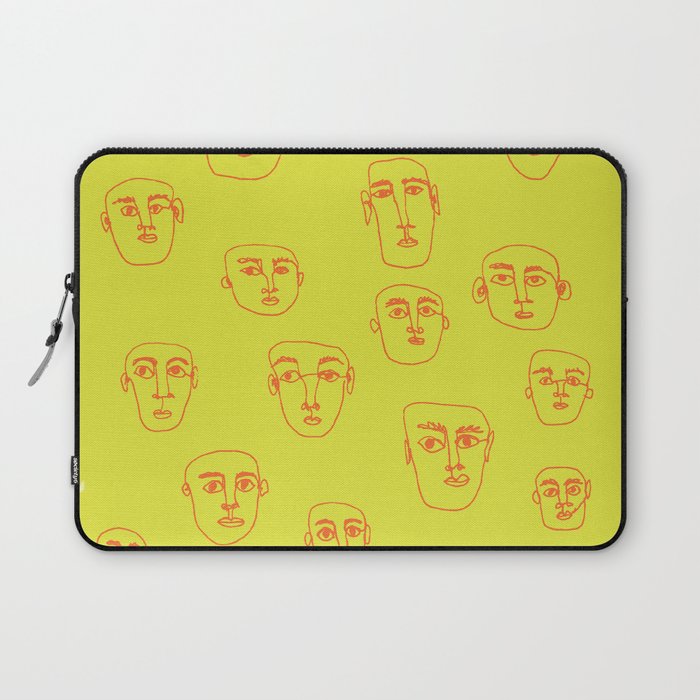Faces in a Crowd pt.2 Laptop Sleeve