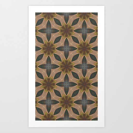 Grandma's Wallpaper Art Print