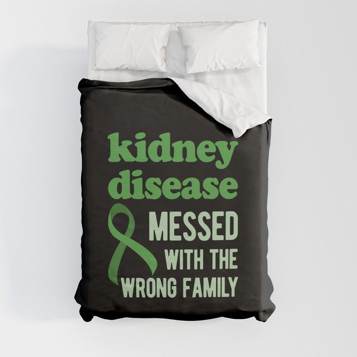 Kidney Disease Awareness Duvet Cover