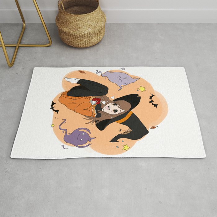 Autumn witch Rug