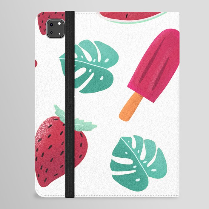 Tropical Summer Watermelon Popsicle iPad Folio Case