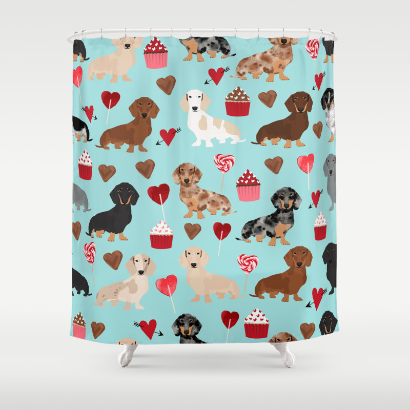 Dachsund Dachsie Doxie Valentines Day Valentine Hearts Love
