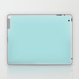 Light Aqua Blue Solid Color Pantone Blue Light 13-4909 TCX Shades of Blue-green Hues Laptop Skin