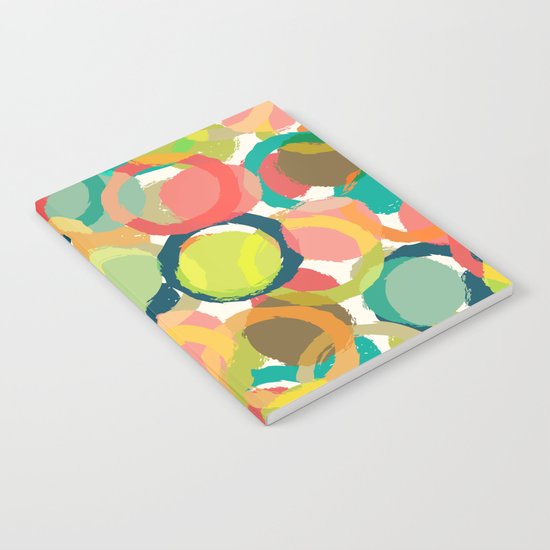 COLORFUL CIRCLES PATTERN Notebook