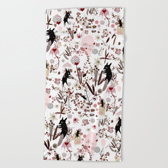 crafty souls Beach Towel