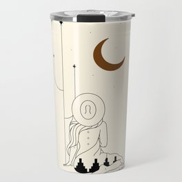 Talking to the Moon - Rustic Travel Mug