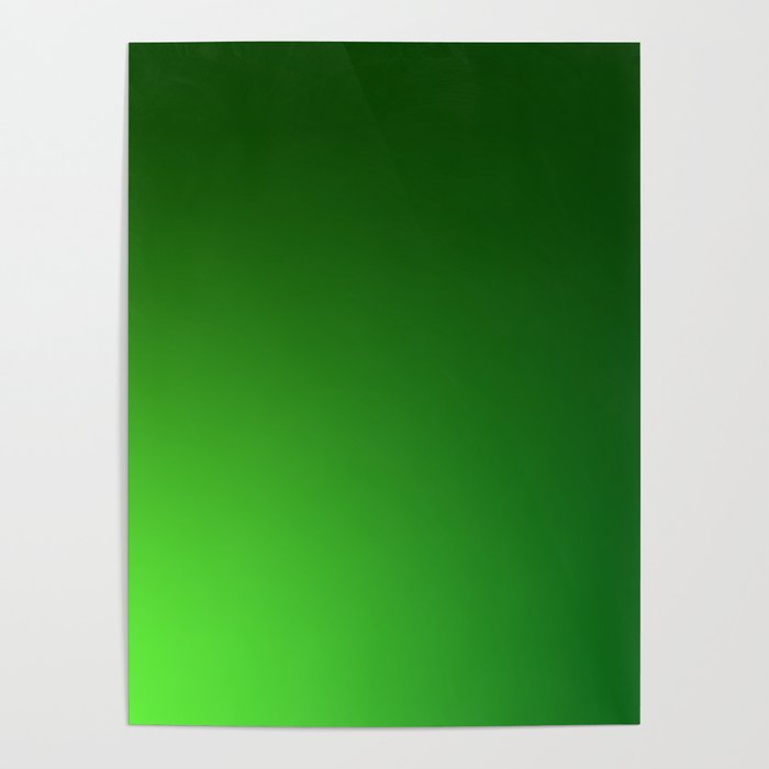 46 Green Gradient Background 220713 Minimalist Art Valourine Digital Design Poster