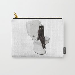 Toilet Cat Carry-All Pouch
