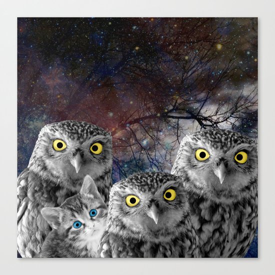 Who Dat Cat Canvas Print