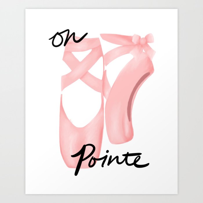 On Pointe Art Print