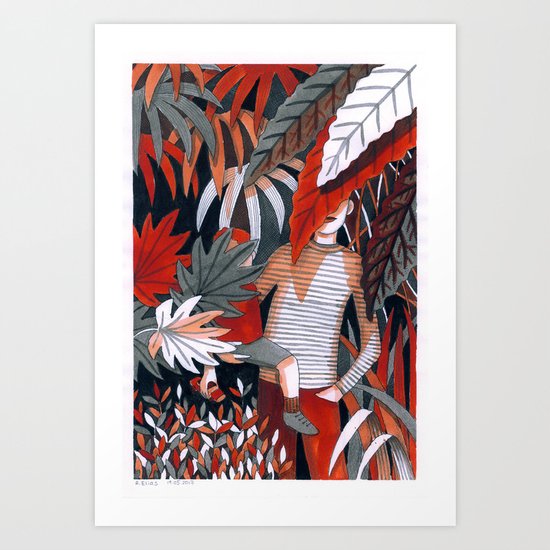 Portrait de famille Art Print
