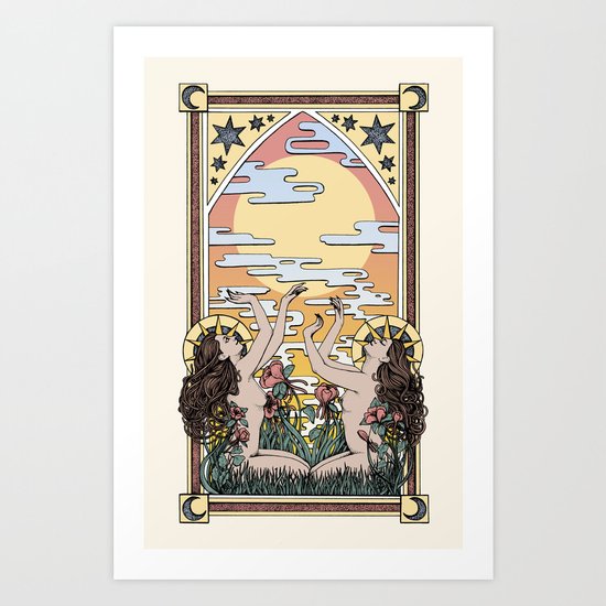 My Goddess Is The Sun Art Print