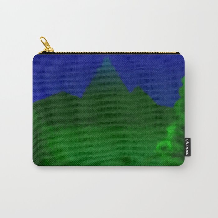 Painted peak and landscape ... Carry-All Pouch